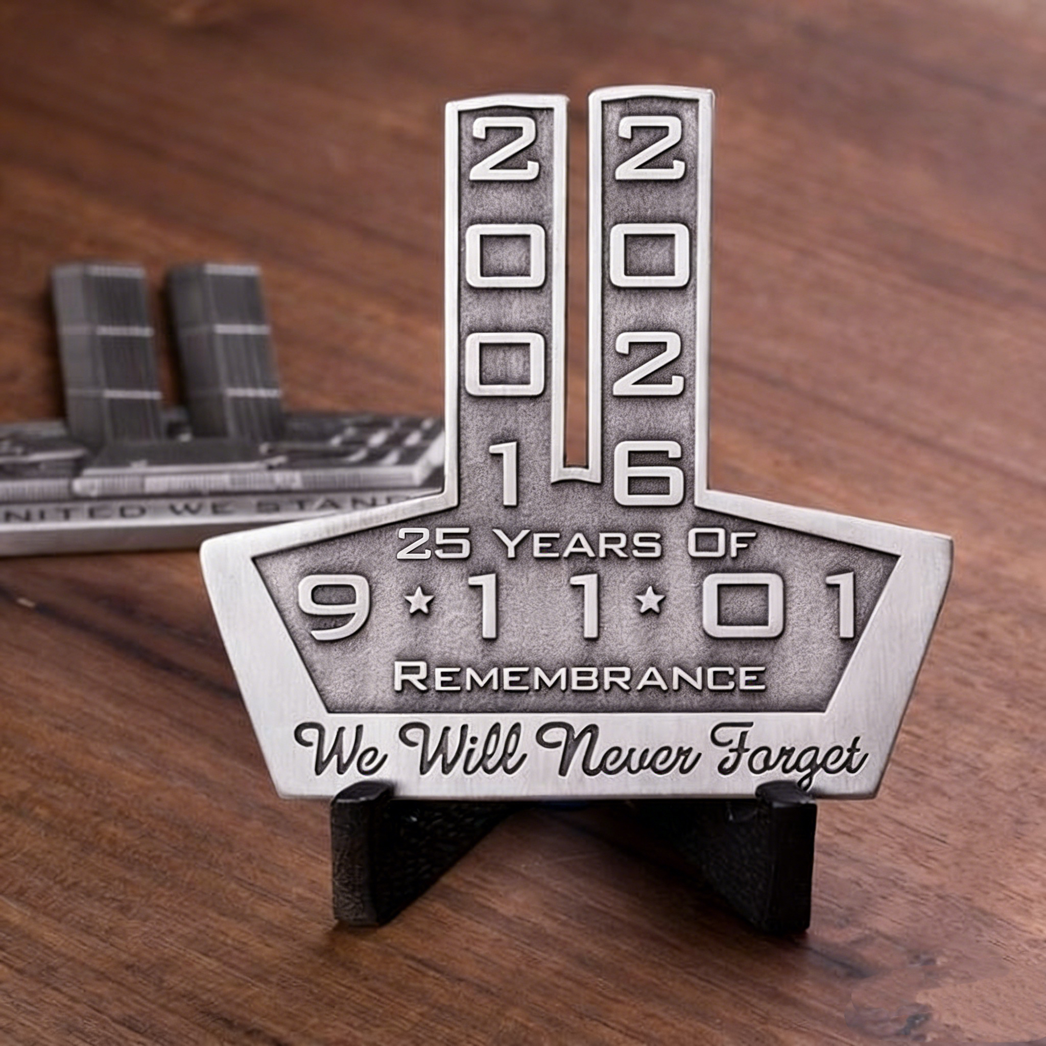 25 Years of 9/11 "United We Stand" Challenge Coin