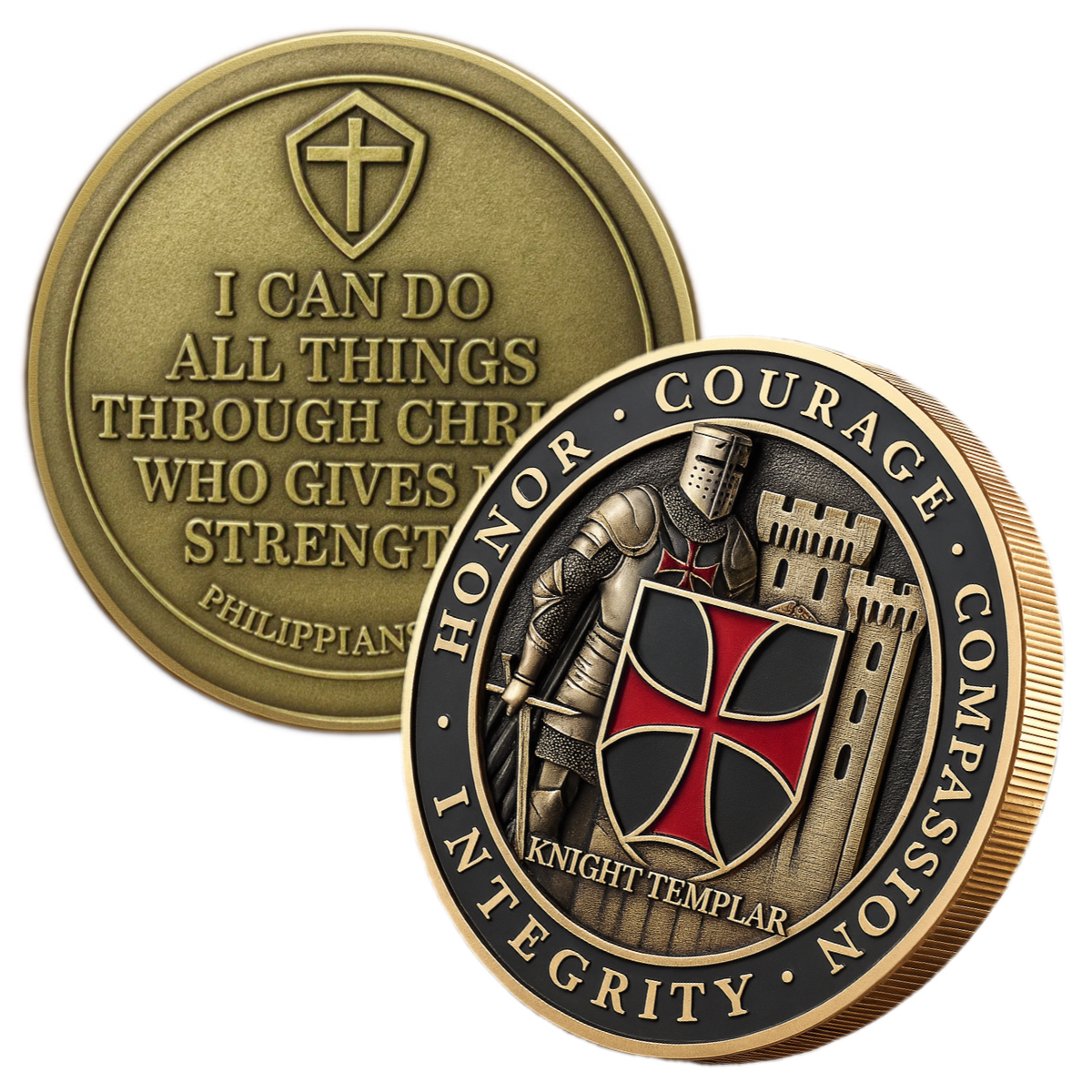 Knight Templar Challenge Coin