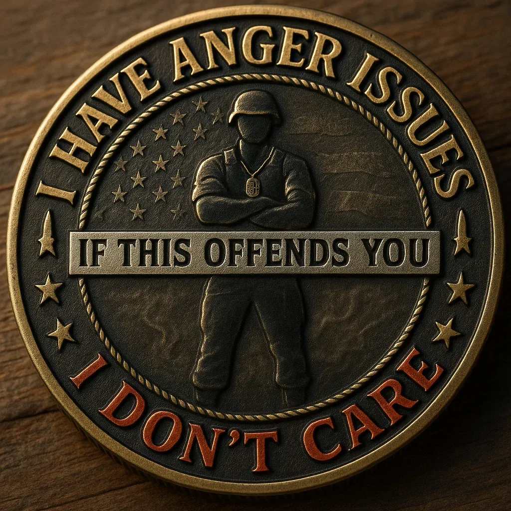 Grumpy Veteran – U.S. Armed Forces Commemorative Coin