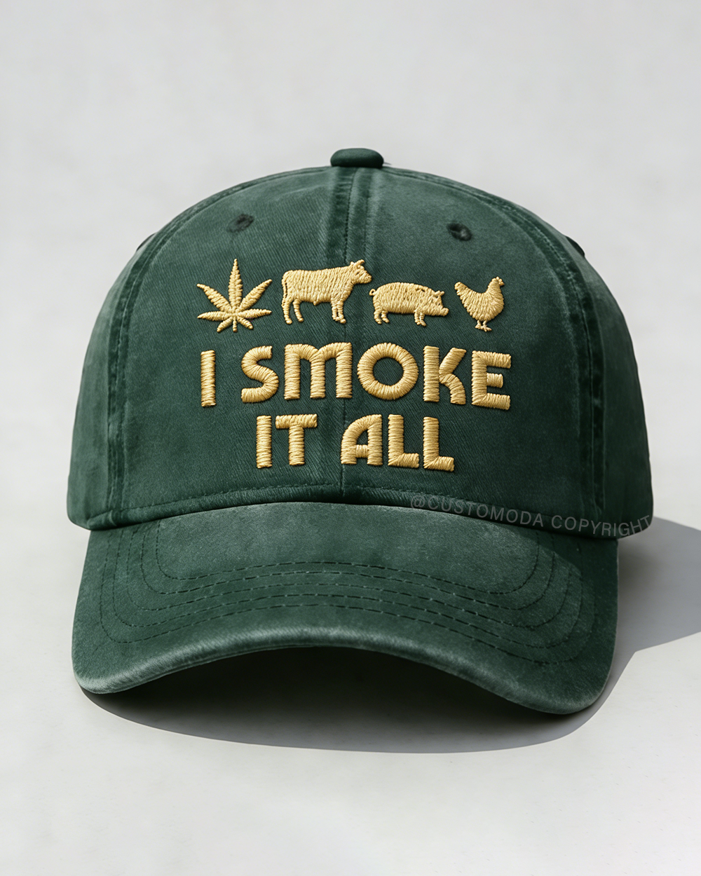 I Smoke It All Embroidery Cap
