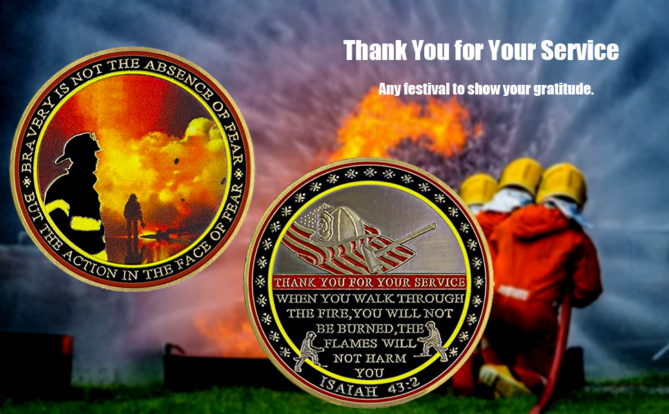 firefighter challenge coin firefighter prayer