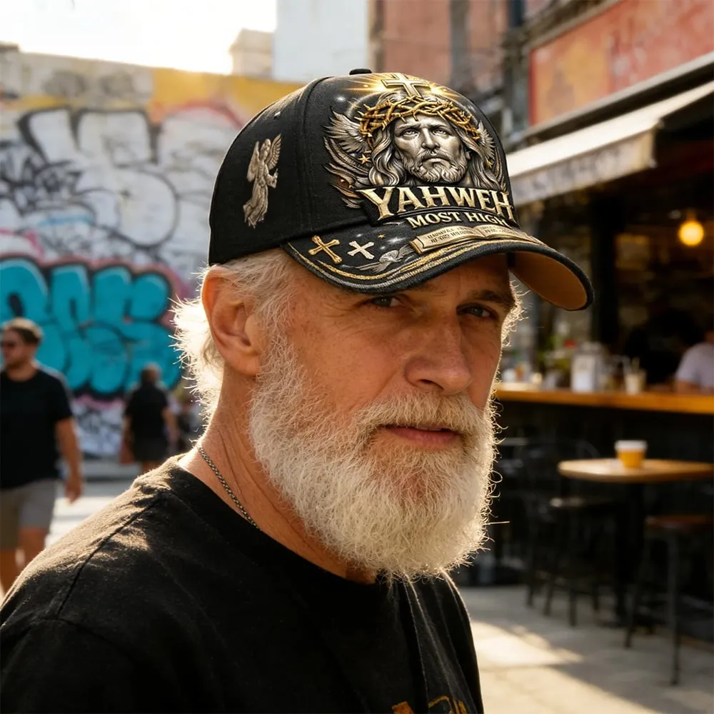 YAHWEH The True Light Faith Printed Hat with Free Faith Coin Gift