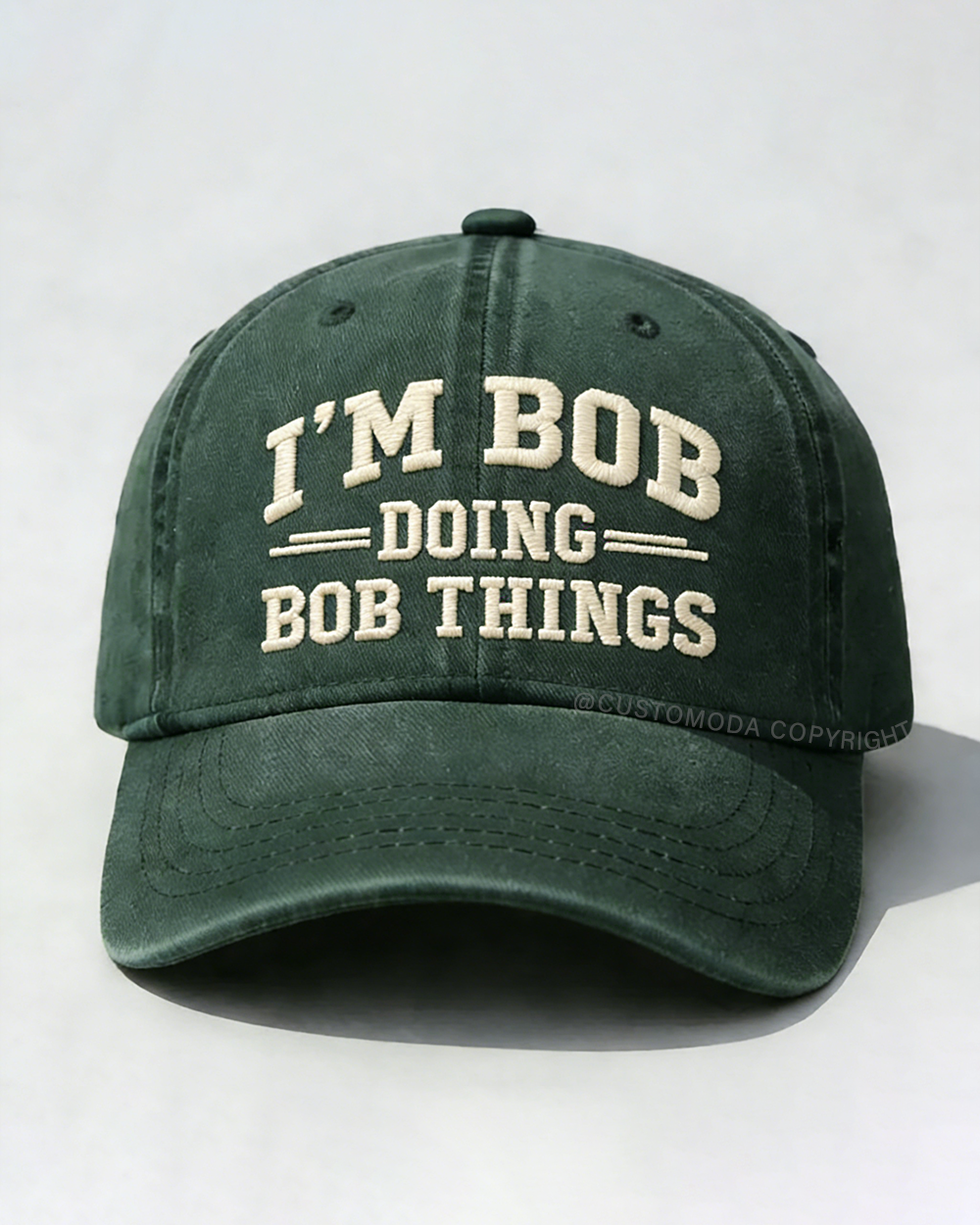I'm Bob Doing Bob Things Embroidery Cap