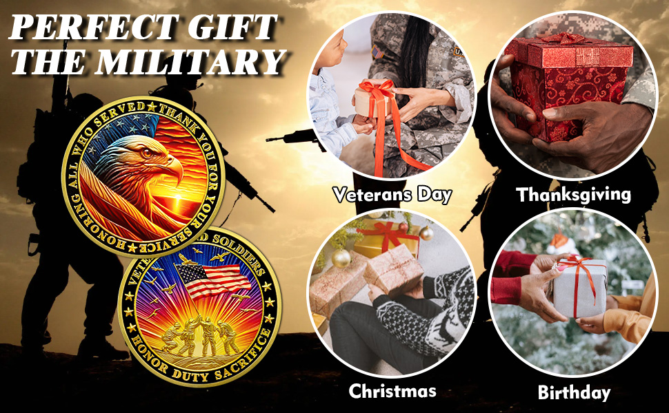 thank you for your service coin, military thank you coins
