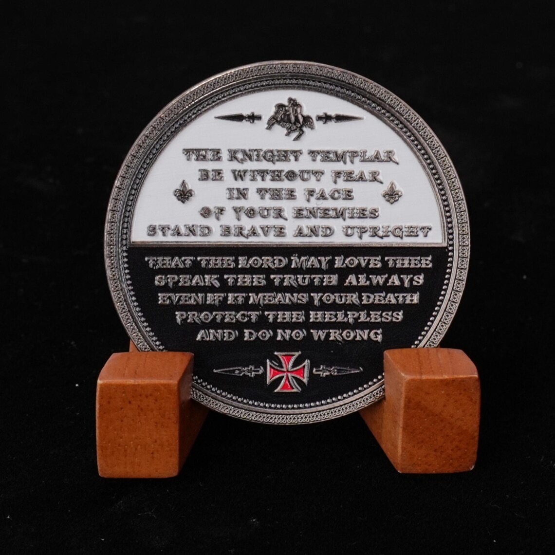 Knights Templar Brofist Challenge Coin
