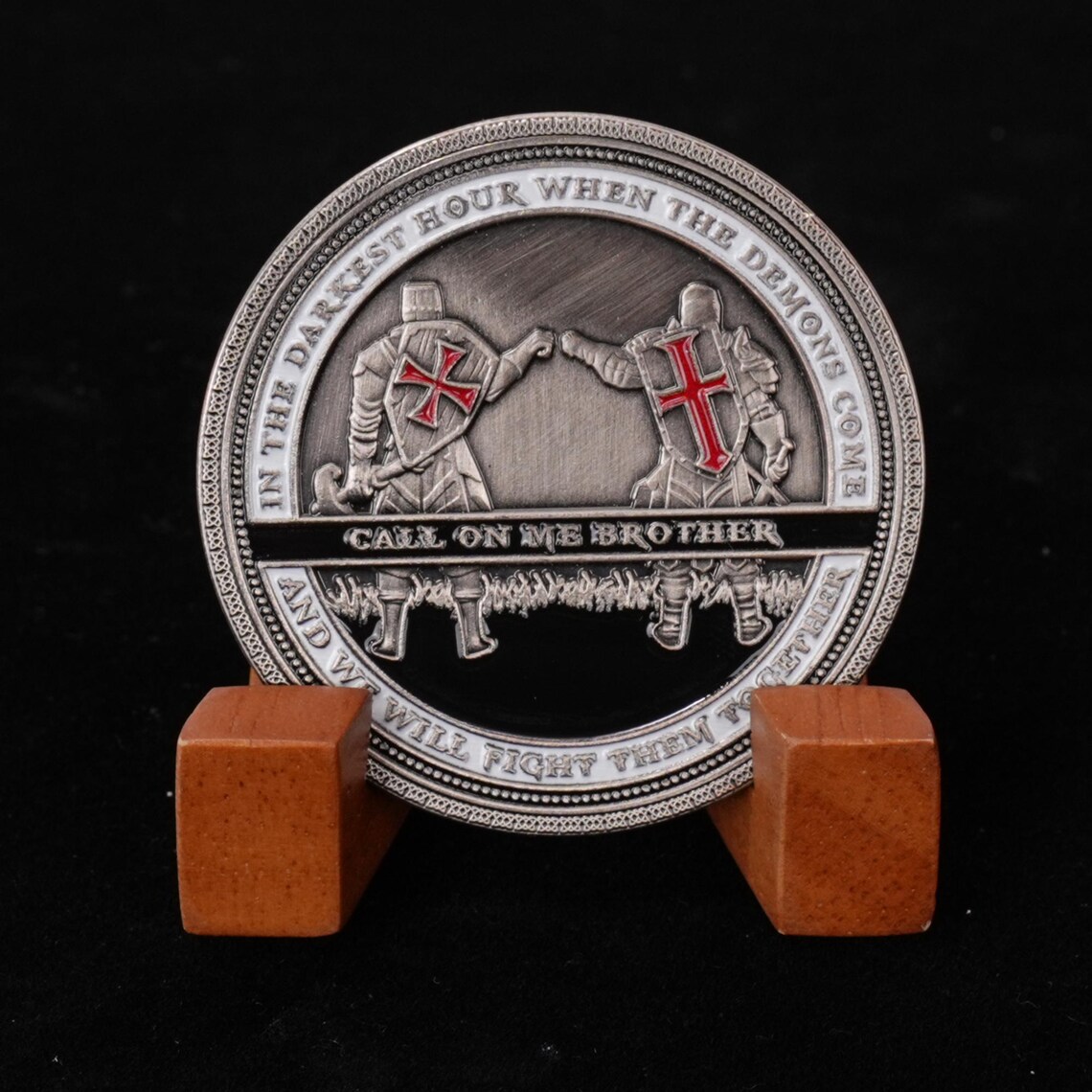 Knights Templar Brofist Challenge Coin