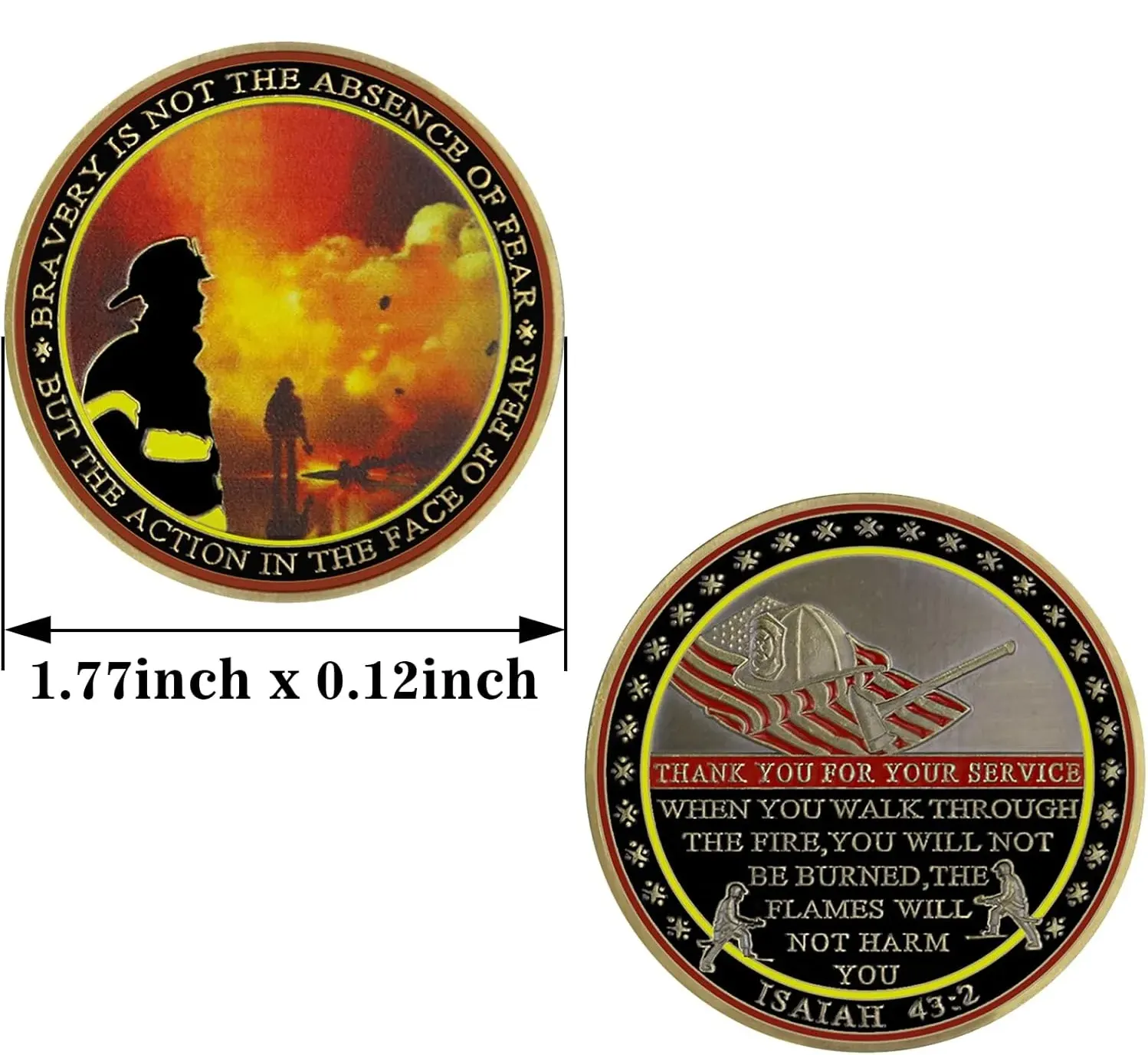 Firefighters Challenge Coin