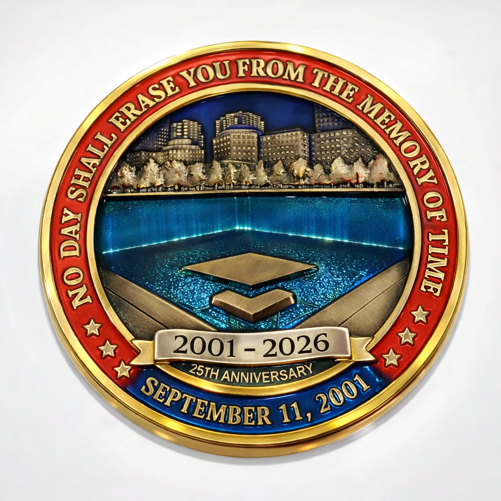 9/11 25th Anniversary Memorial Coin