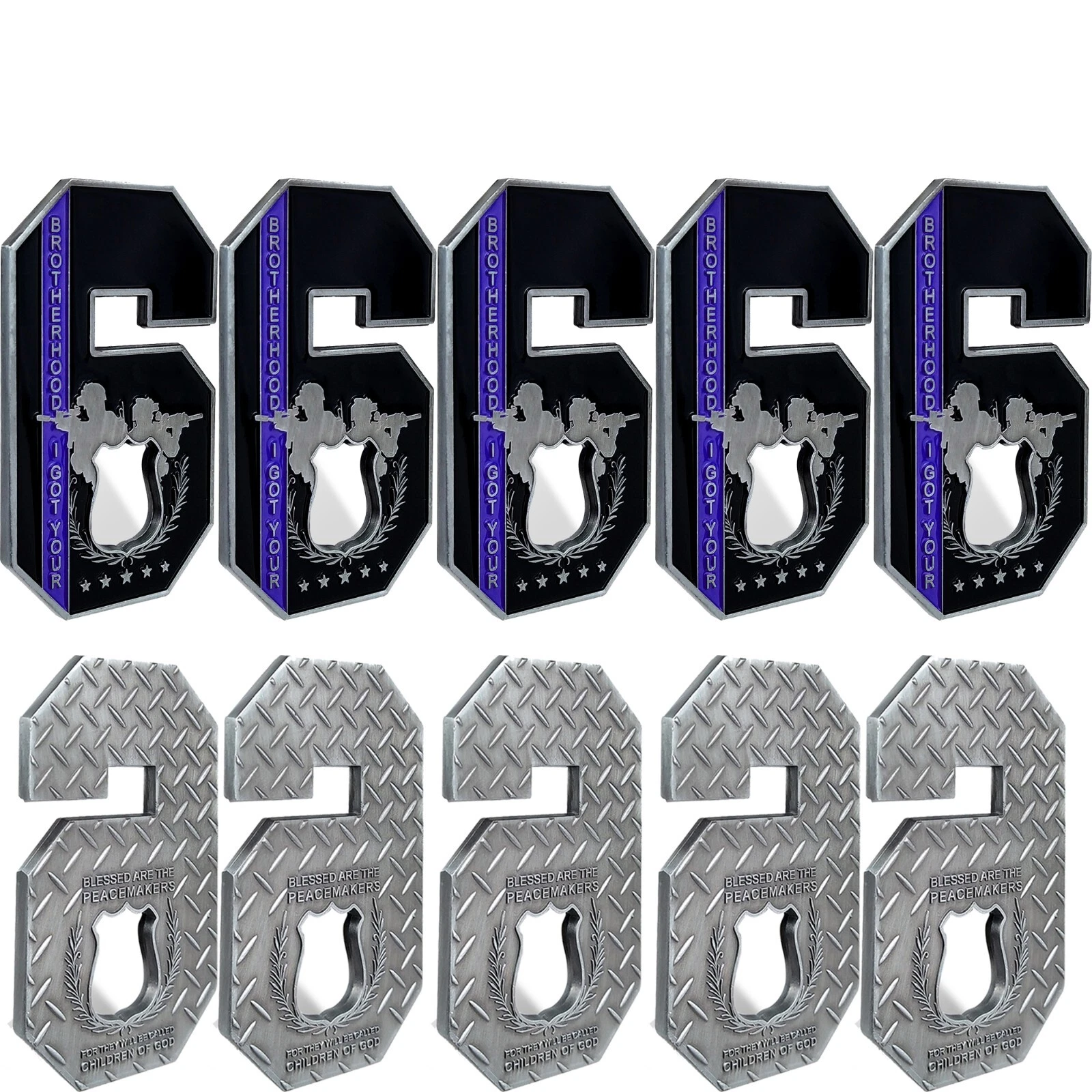 "I Got Your Six" Law Enforcement Challenge Coin