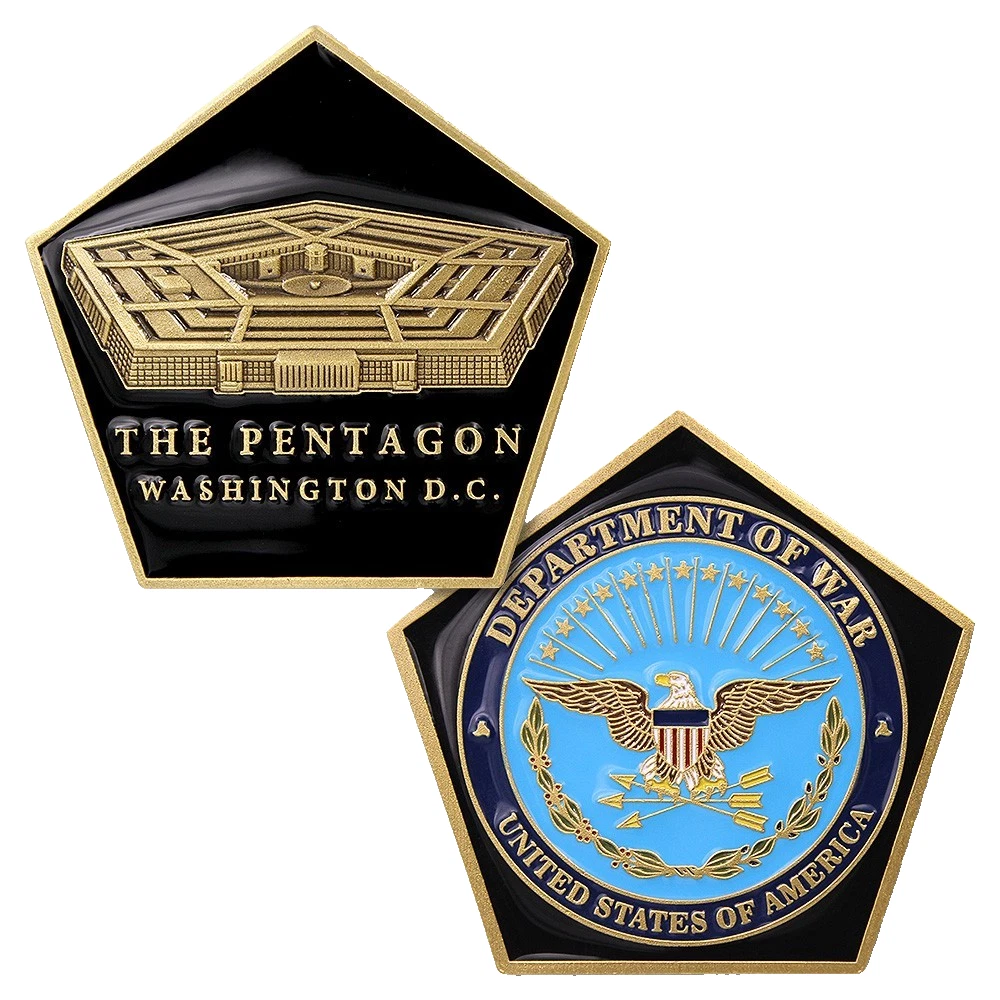 Pentagon Department of War Challenge Coin 🛡️🇺🇸