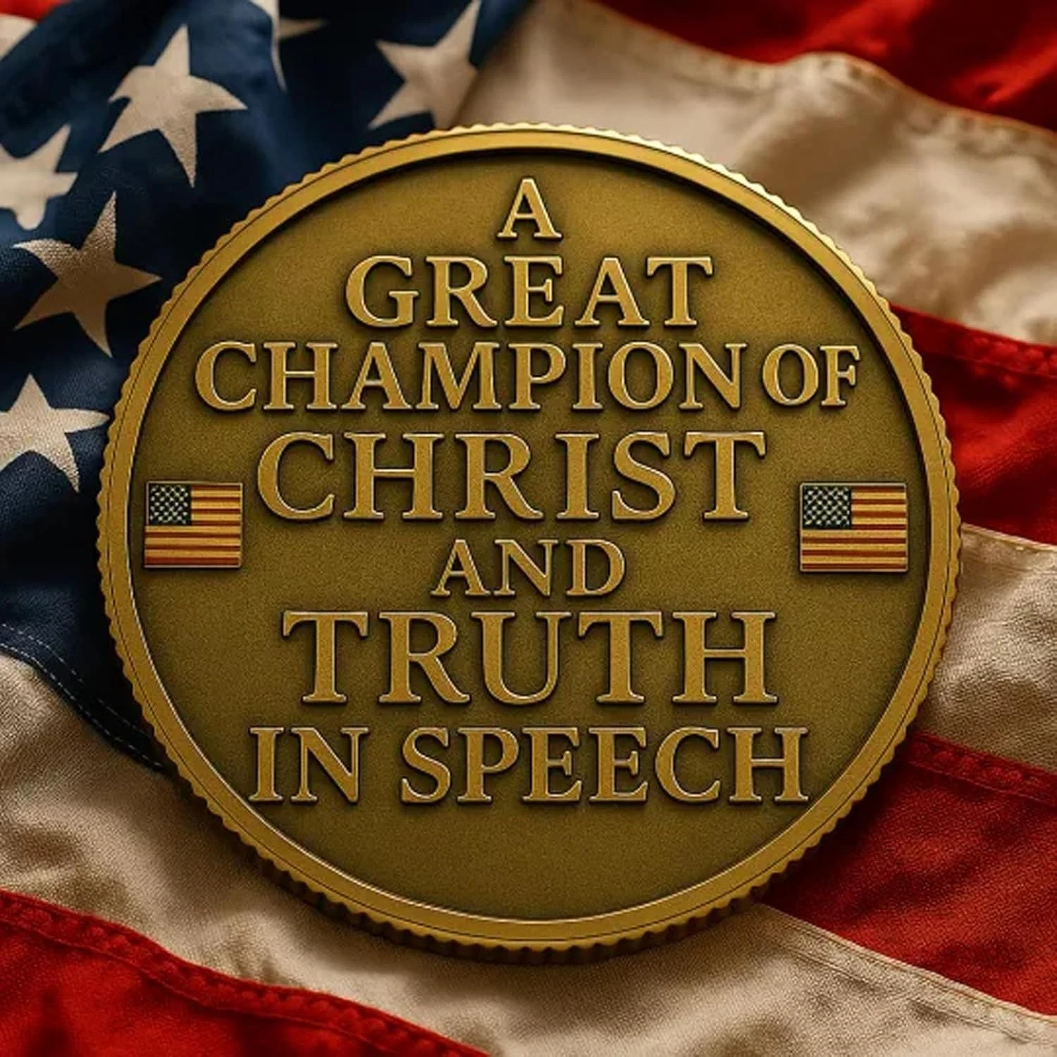 🕯️A True Patriot commemorative coin - Charlie Kirk Memorial Coin