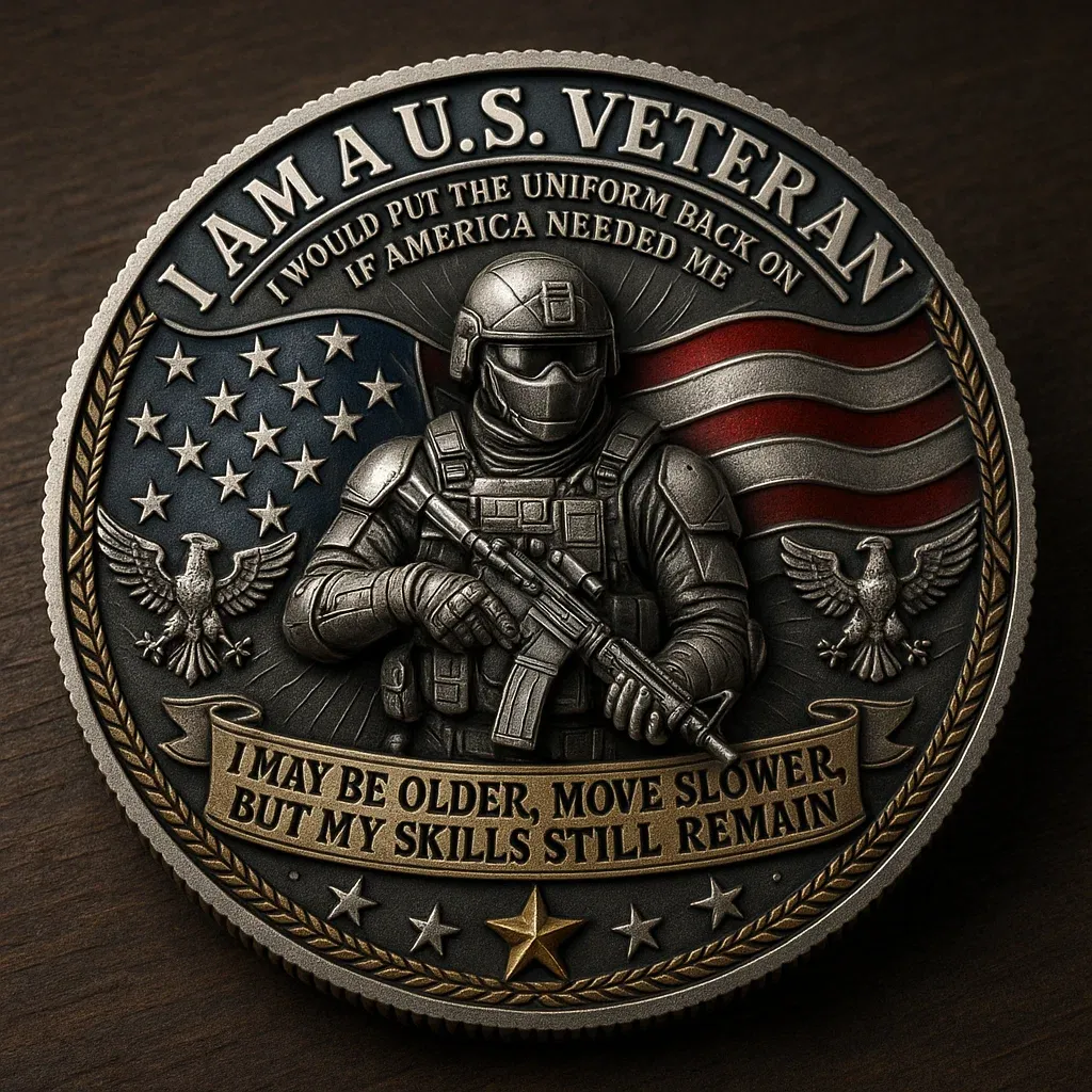 U.S. Veteran Commemorative Coin – Oath Never Expires 🇺🇸🎖️
