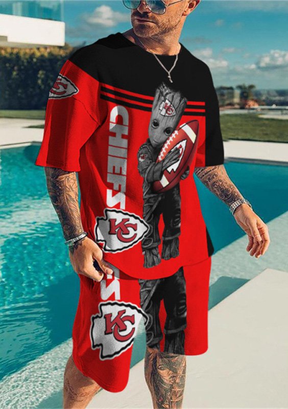Kansas City ChiefsLimited Edition Top And Shorts TwoPiece Suits