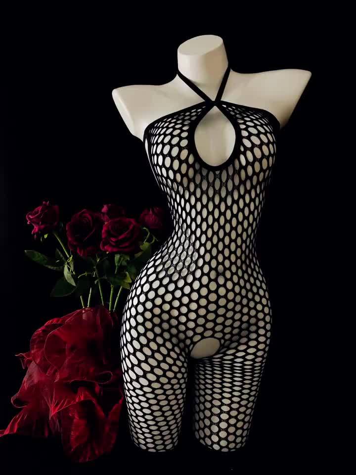 Elegant Women'S Plus Size Sexy Lingerie Bodystockings 