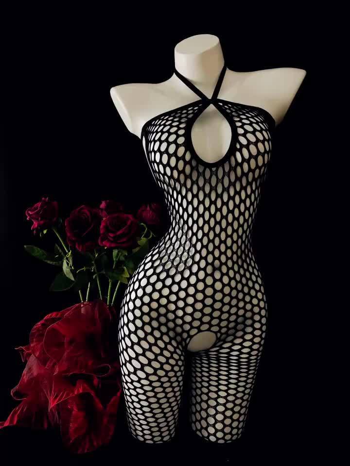 Elegant Women'S Plus Size Sexy Lingerie Bodystockings 