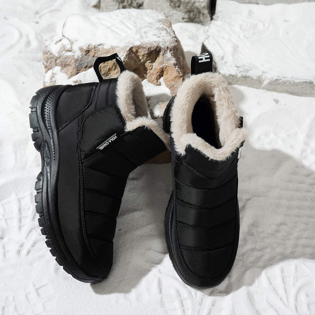 Women’s Insulated Snow Boots – Waterproof, Non-Slip & Fur Lined | Comfortable Warm Winter Shoes for Mature Women