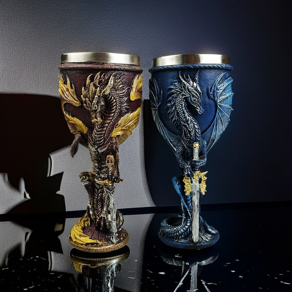 New dragon sword goblet personalized dragon shape wine glass red wine glass