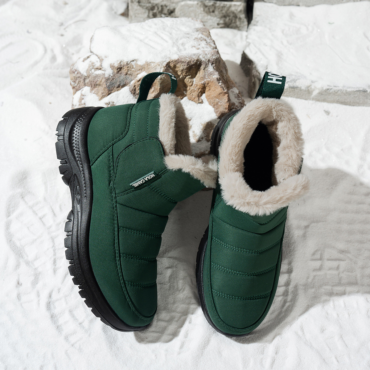 Women’s Insulated Snow Boots – Waterproof, Non-Slip & Fur Lined | Comfortable Warm Winter Shoes for Mature Women