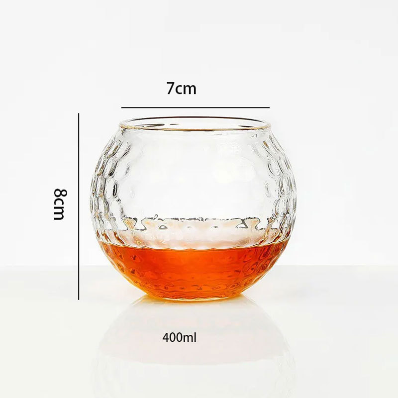 Golf Ball Whiskey Glass