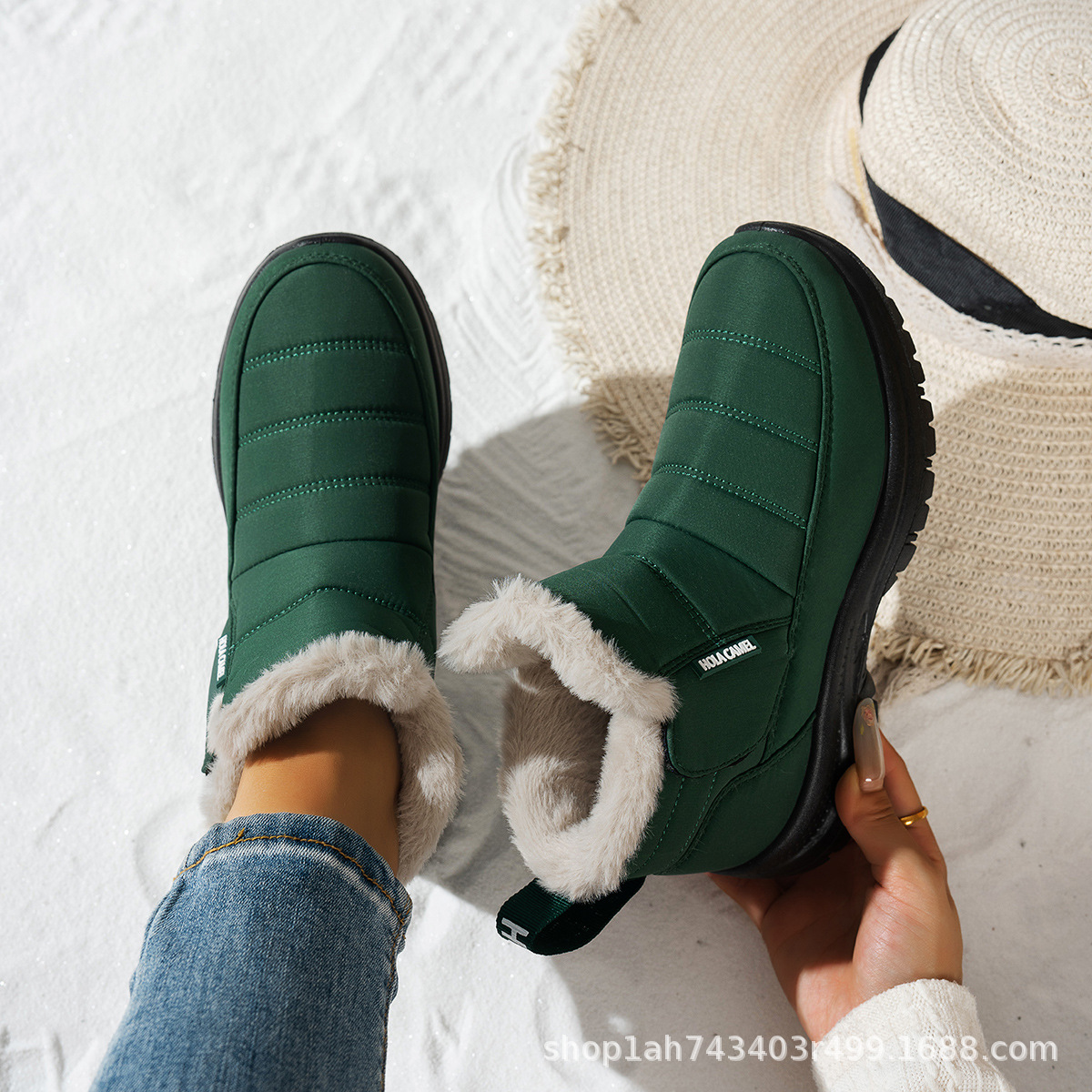 Women’s Insulated Snow Boots – Waterproof, Non-Slip & Fur Lined | Comfortable Warm Winter Shoes for Mature Women