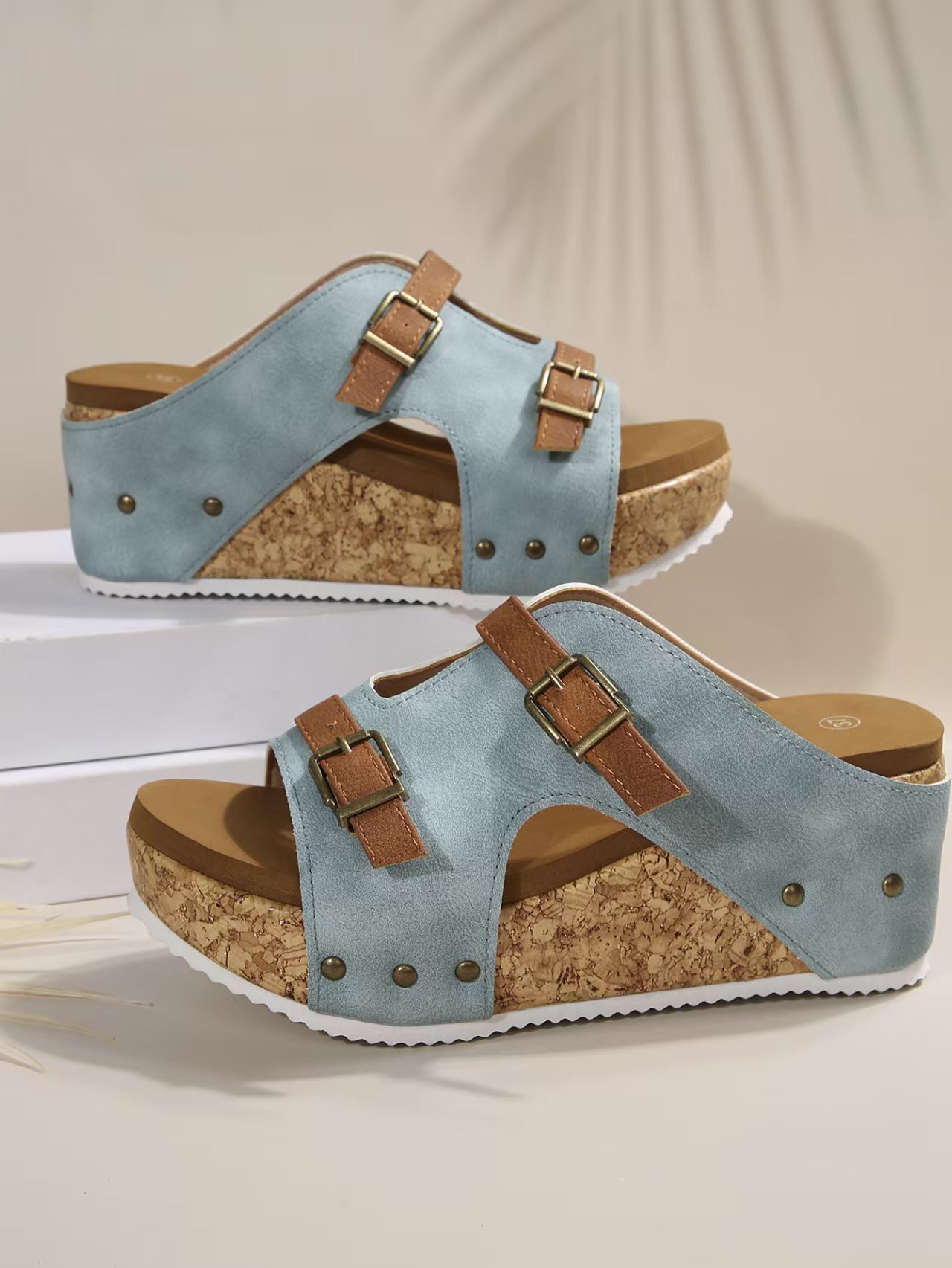 Slip On Wedge Sandals for Women