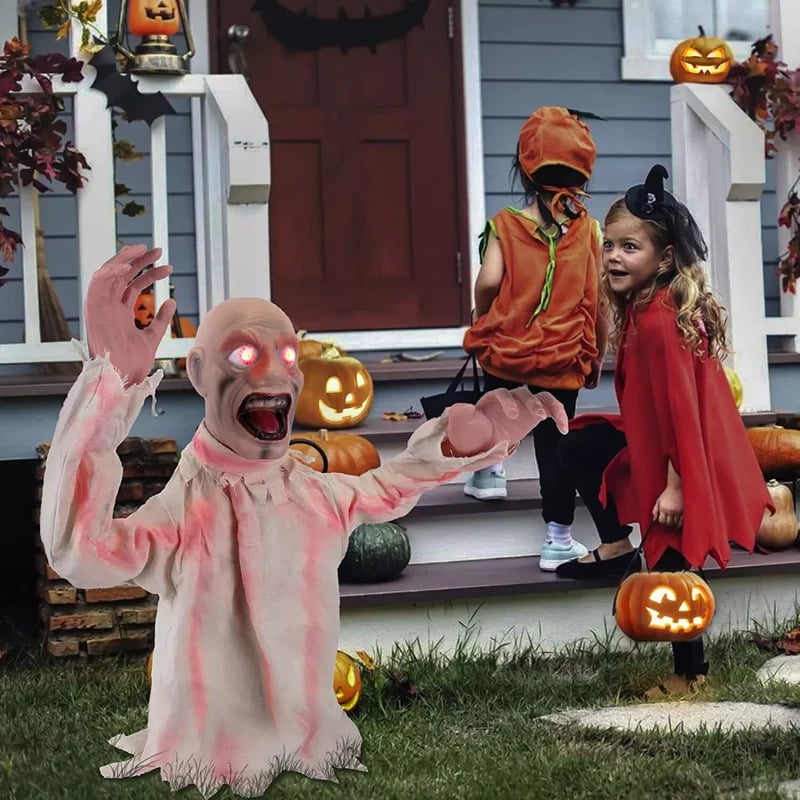 Halloween Creepy Rocking Skeleton