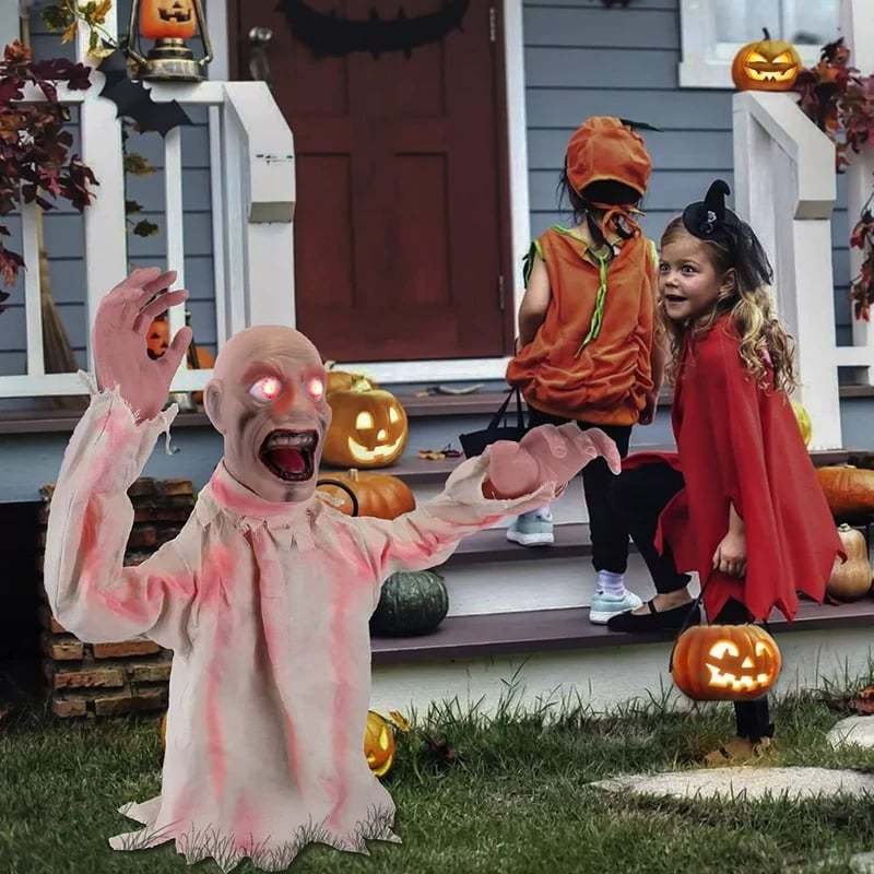 Halloween Creepy Rocking Skeleton