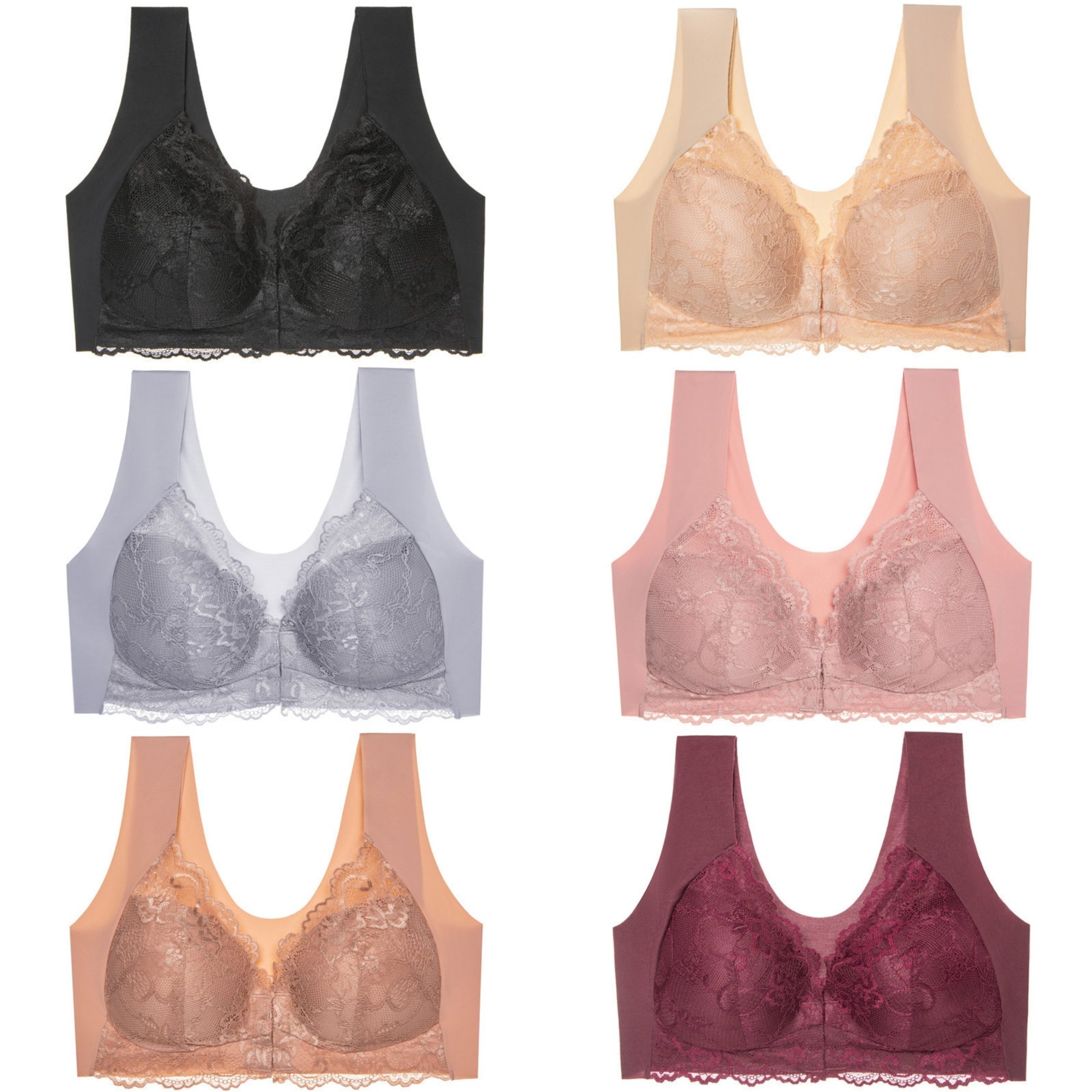 🔥Full Coverage Front, Closure Support Bra Comfort & Sleep Bra💖