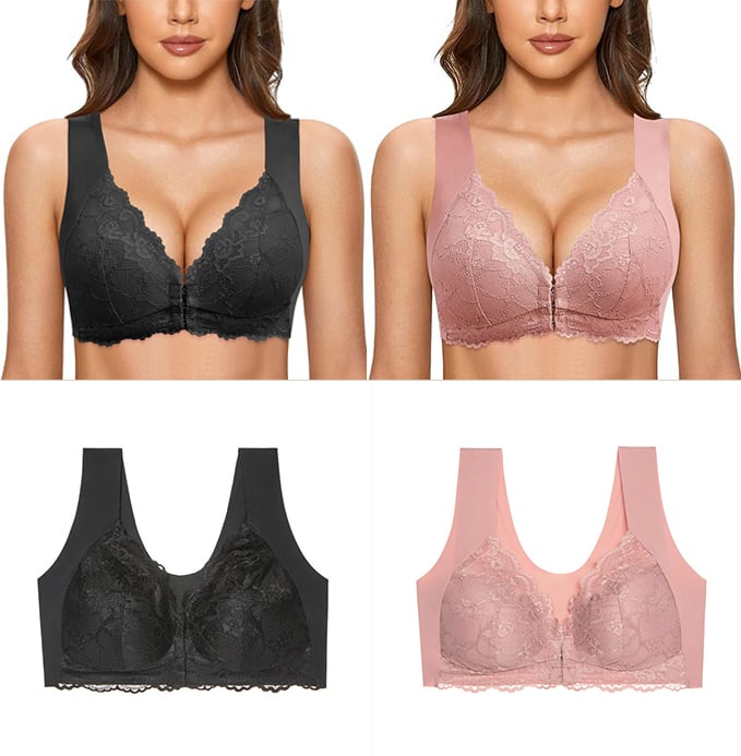 🔥Full Coverage Front, Closure Support Bra Comfort & Sleep Bra💖