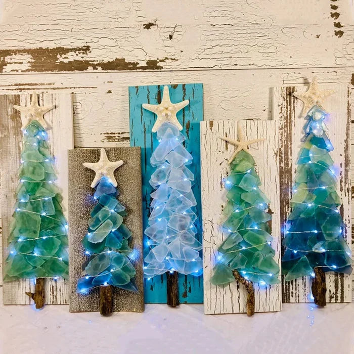 Early Christmas Special 49% OFFDIY Sea Glass Christmas Tree