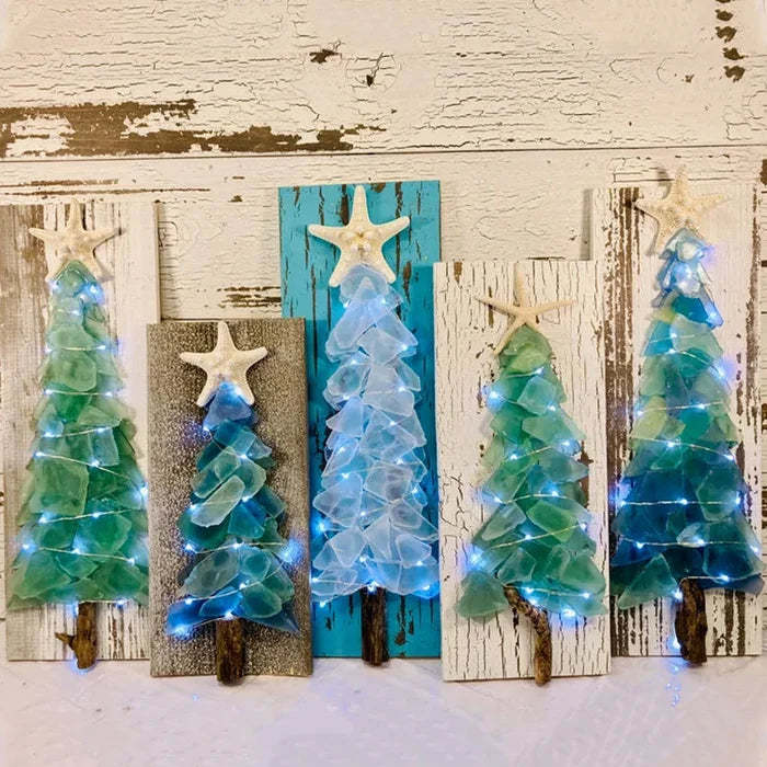 Early Christmas Special 49% OFFDIY Sea Glass Christmas Tree