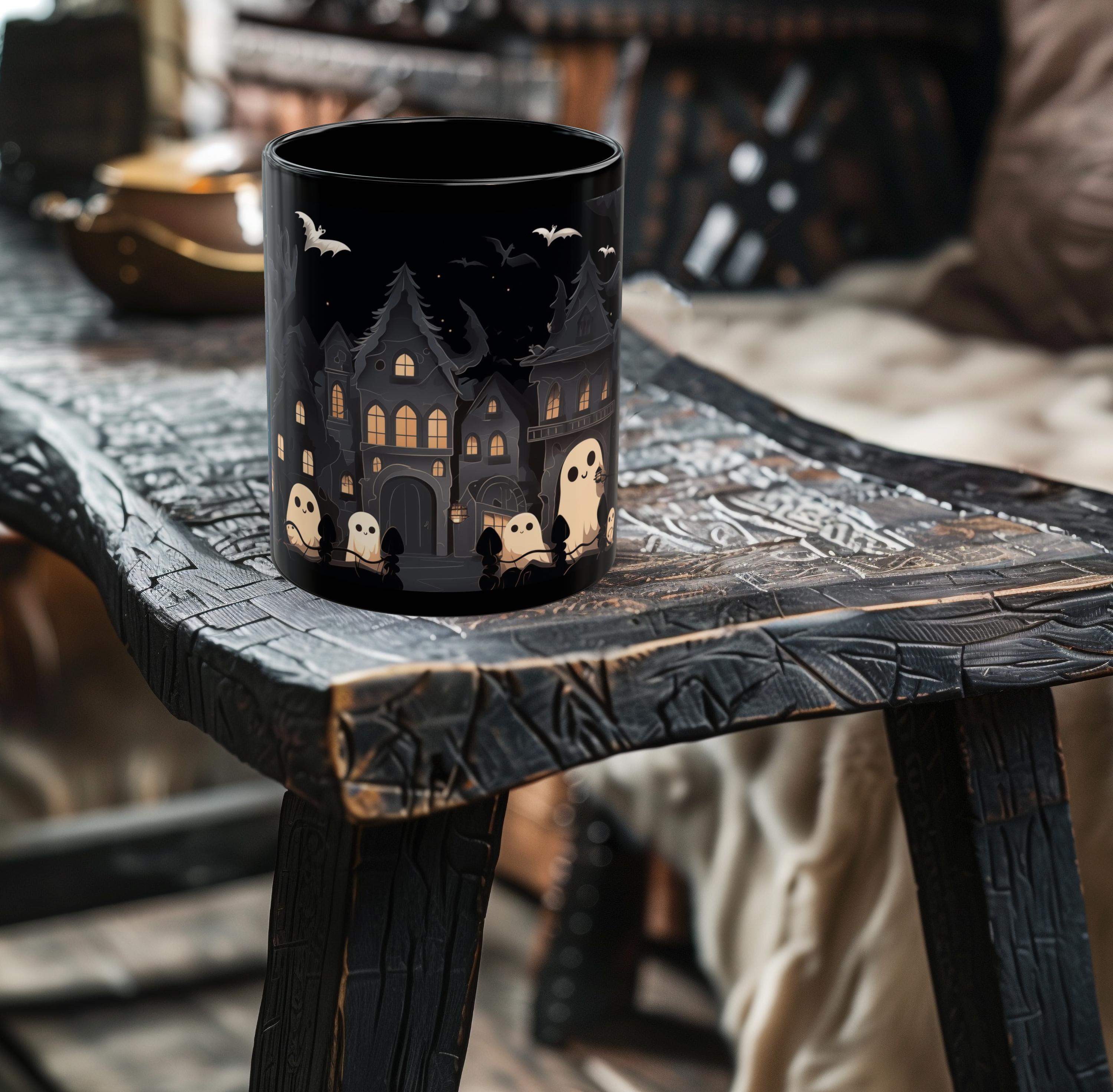 Kawaii Goth Ghosts Coffee Mug