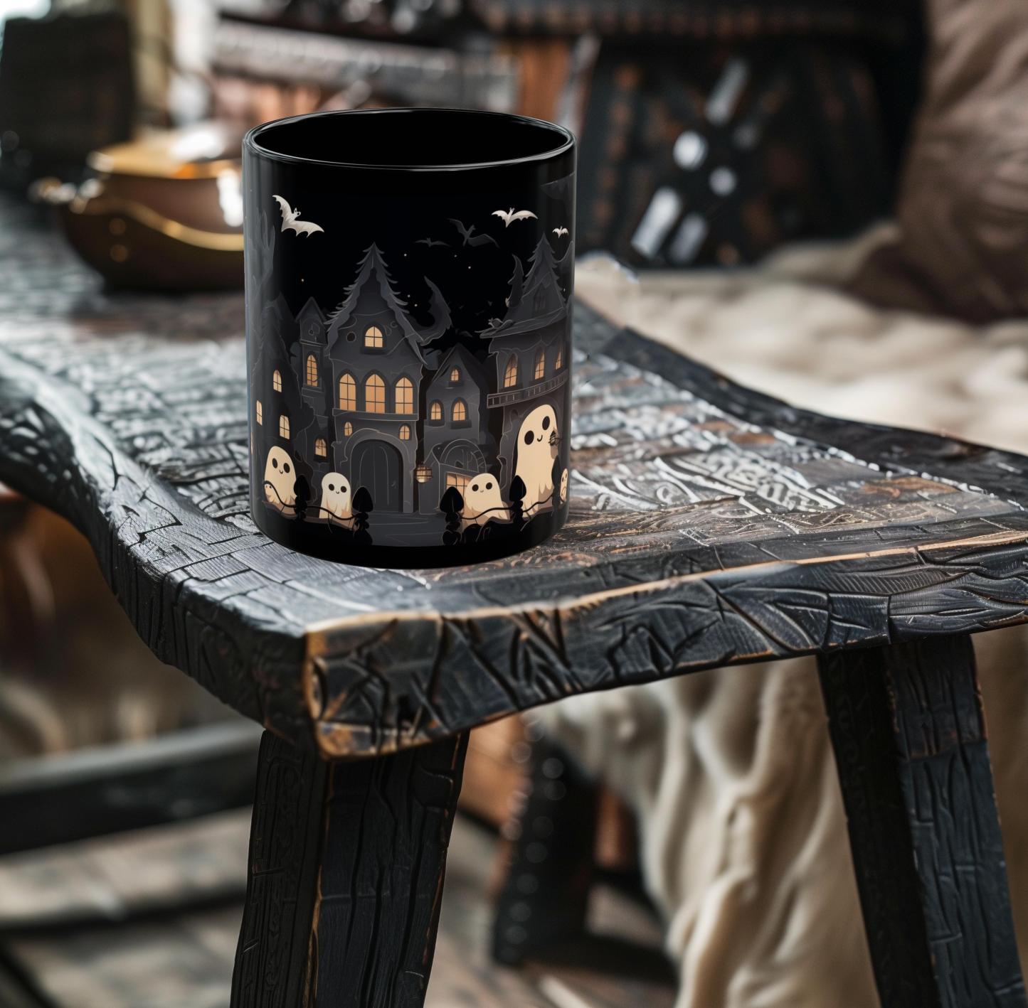 Kawaii Goth Ghosts Coffee Mug