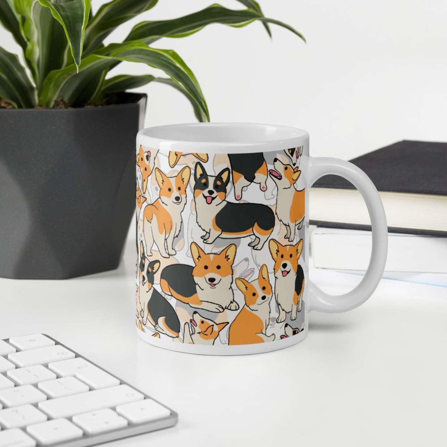 Corgi Coffee Mug, Cute Corgi Gift, Dog Lover