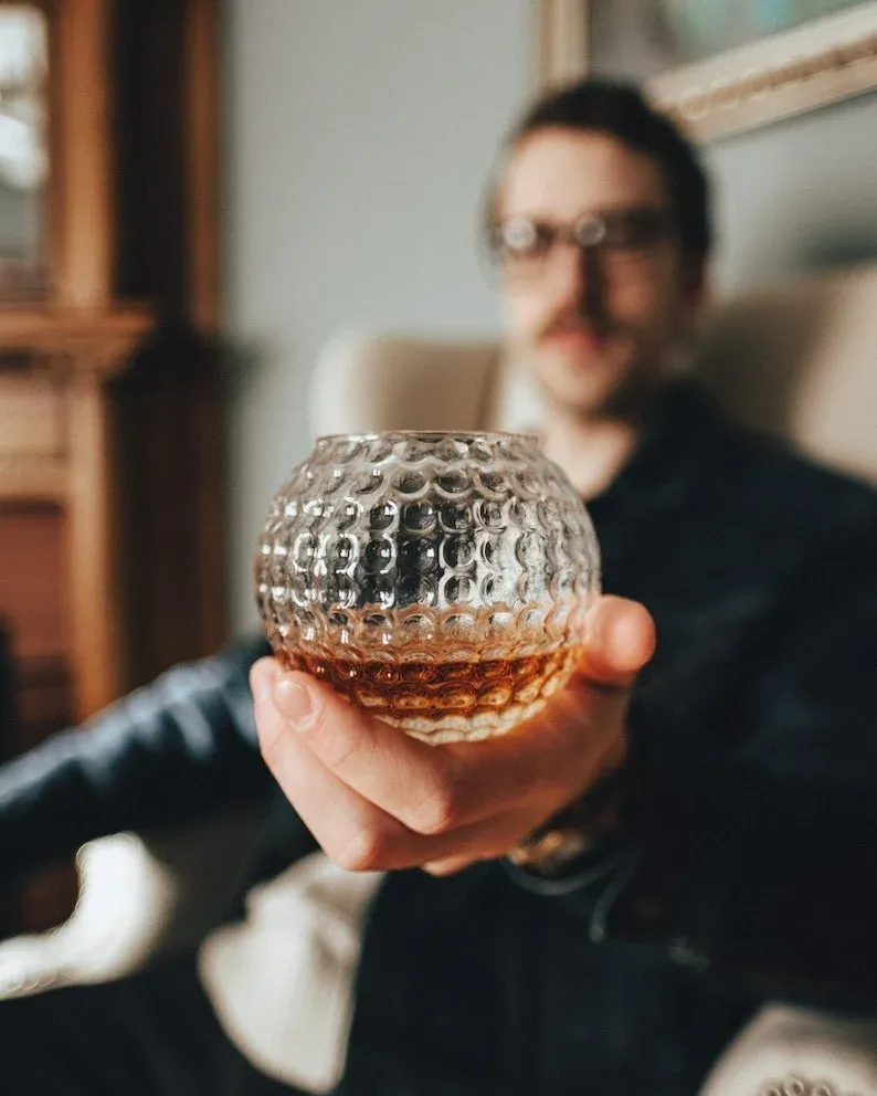 Golf Ball Whiskey Glass