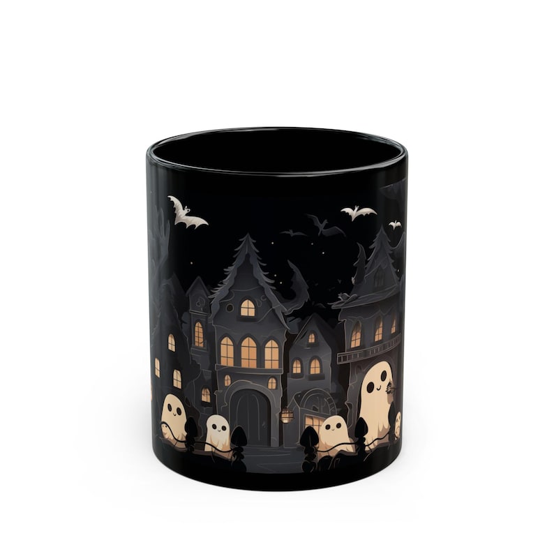 Kawaii Goth Ghosts Coffee Mug