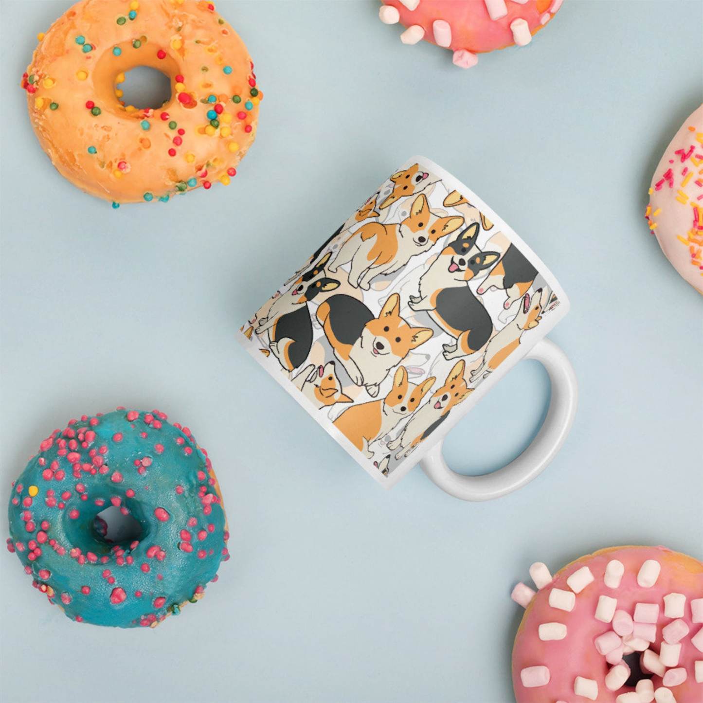 Corgi Coffee Mug, Cute Corgi Gift, Dog Lover