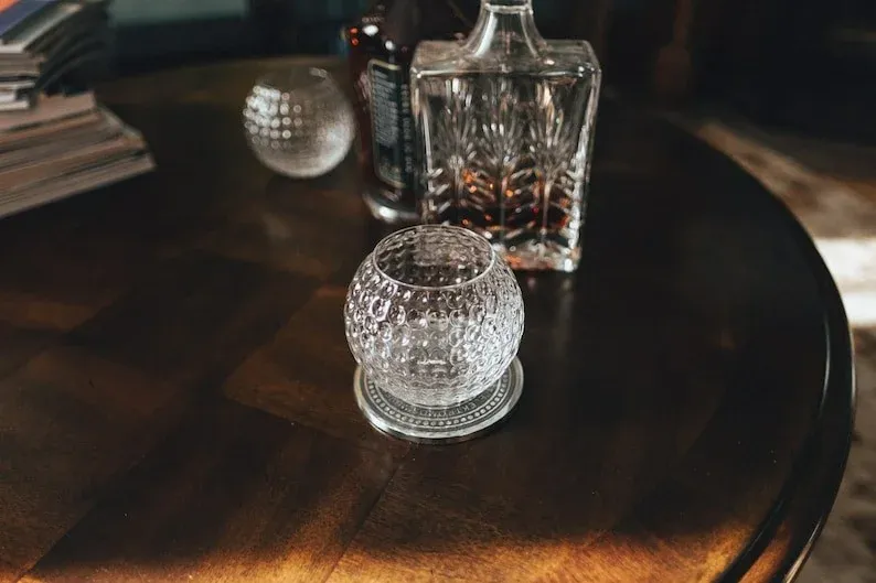 Golf Ball Whiskey Glass