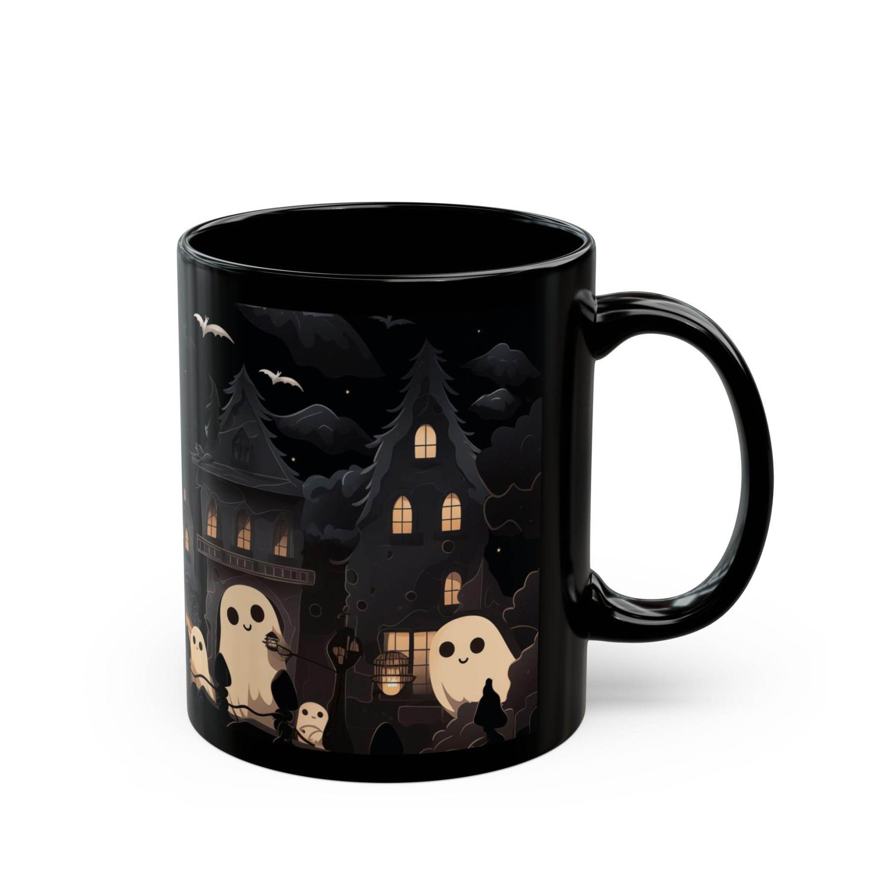 Kawaii Goth Ghosts Coffee Mug