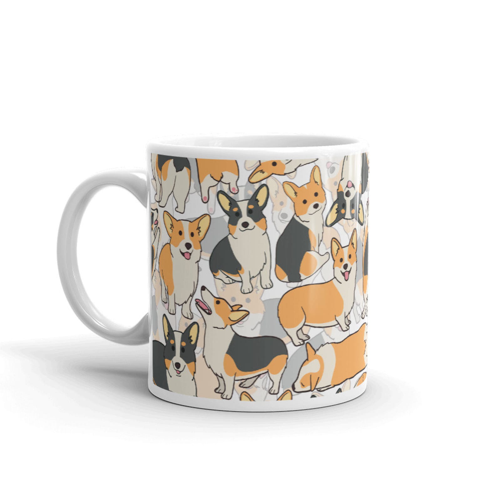 Corgi Coffee Mug, Cute Corgi Gift, Dog Lover
