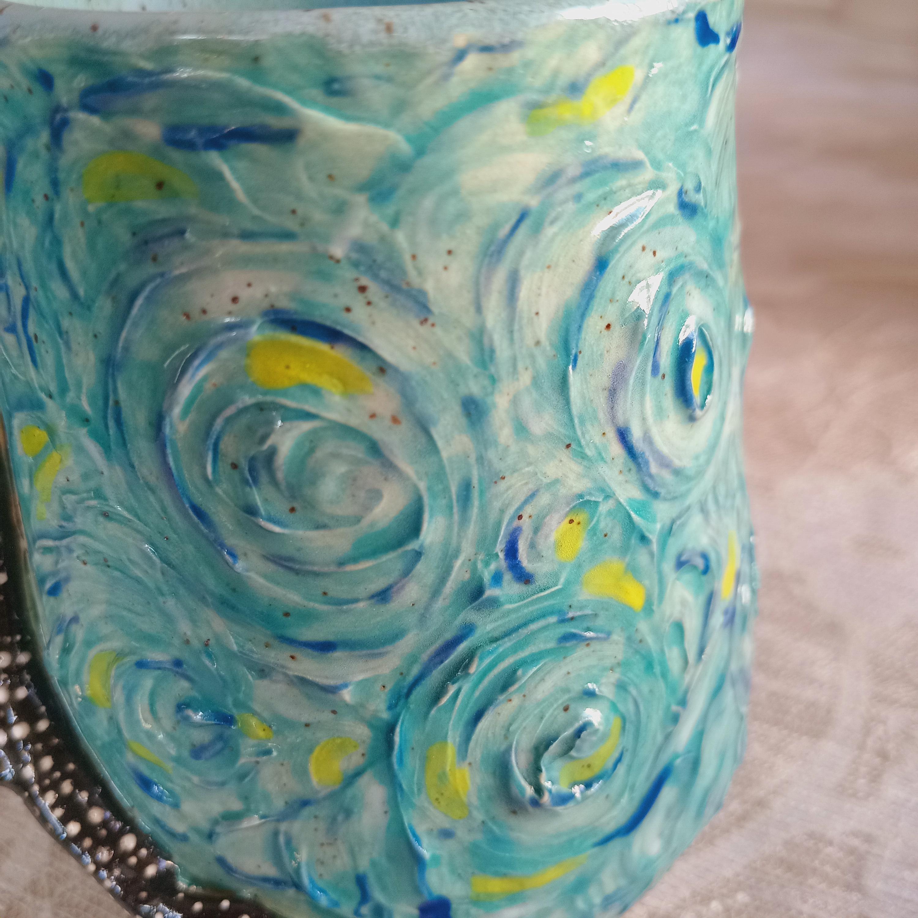 Hand-Sculpted Whale Shark Mug