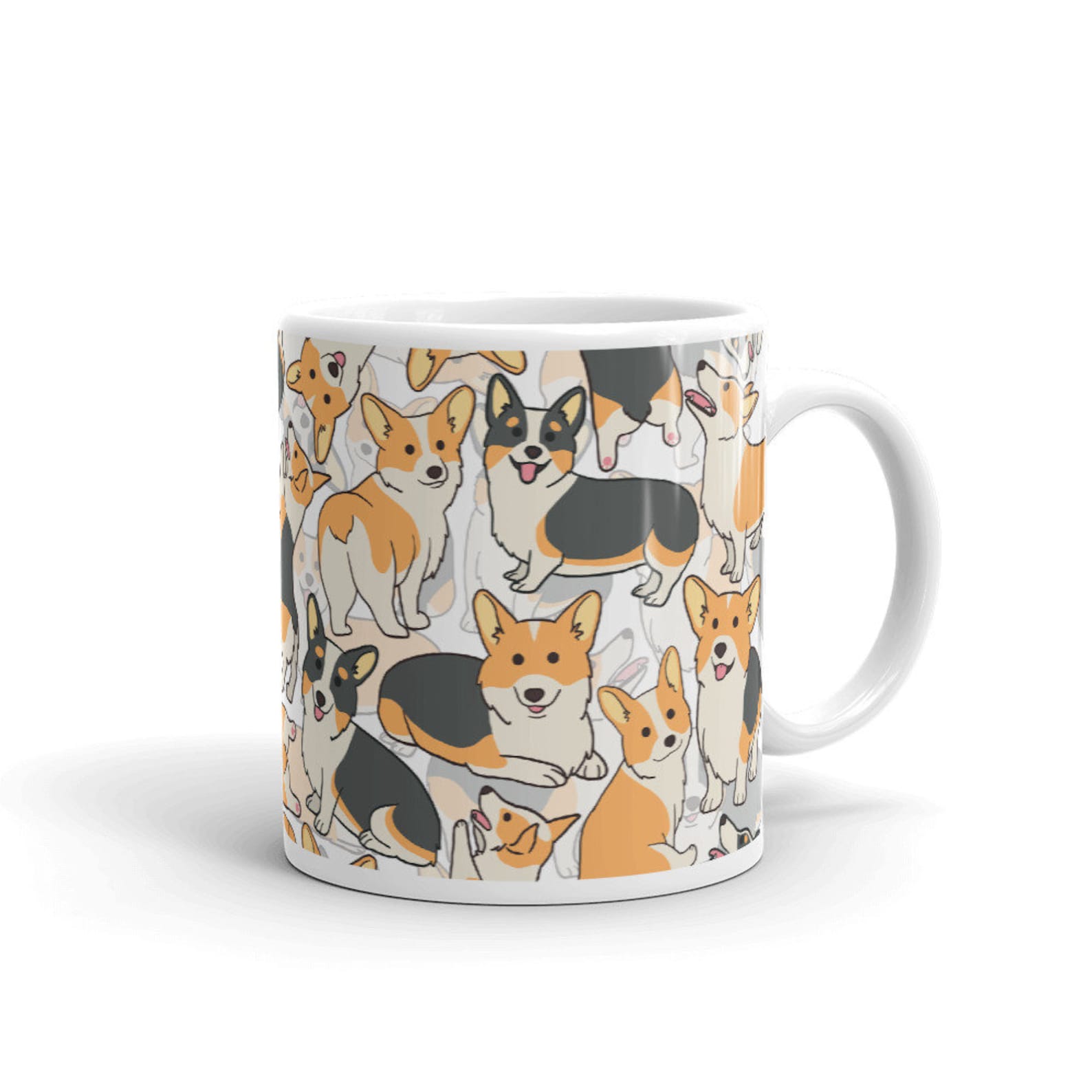 Corgi Coffee Mug, Cute Corgi Gift, Dog Lover