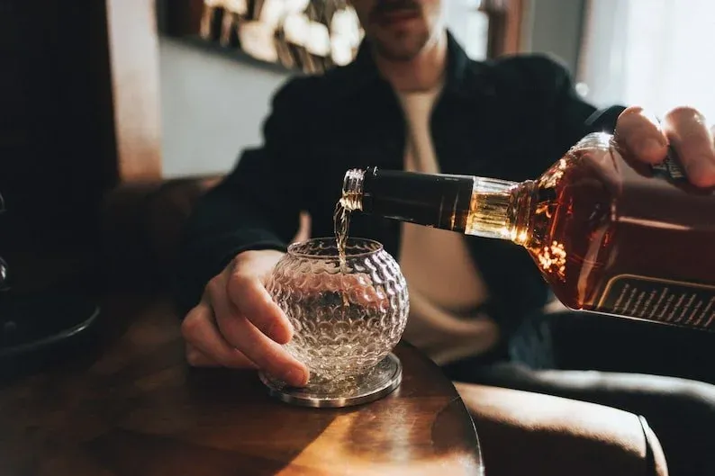 Golf Ball Whiskey Glass