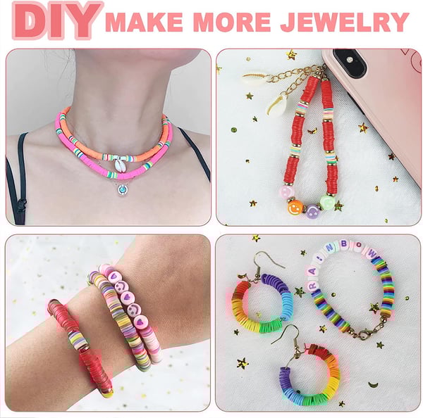 Early Christmas Sale- 49% OFF - Clay Beads Bracelet Making Kit