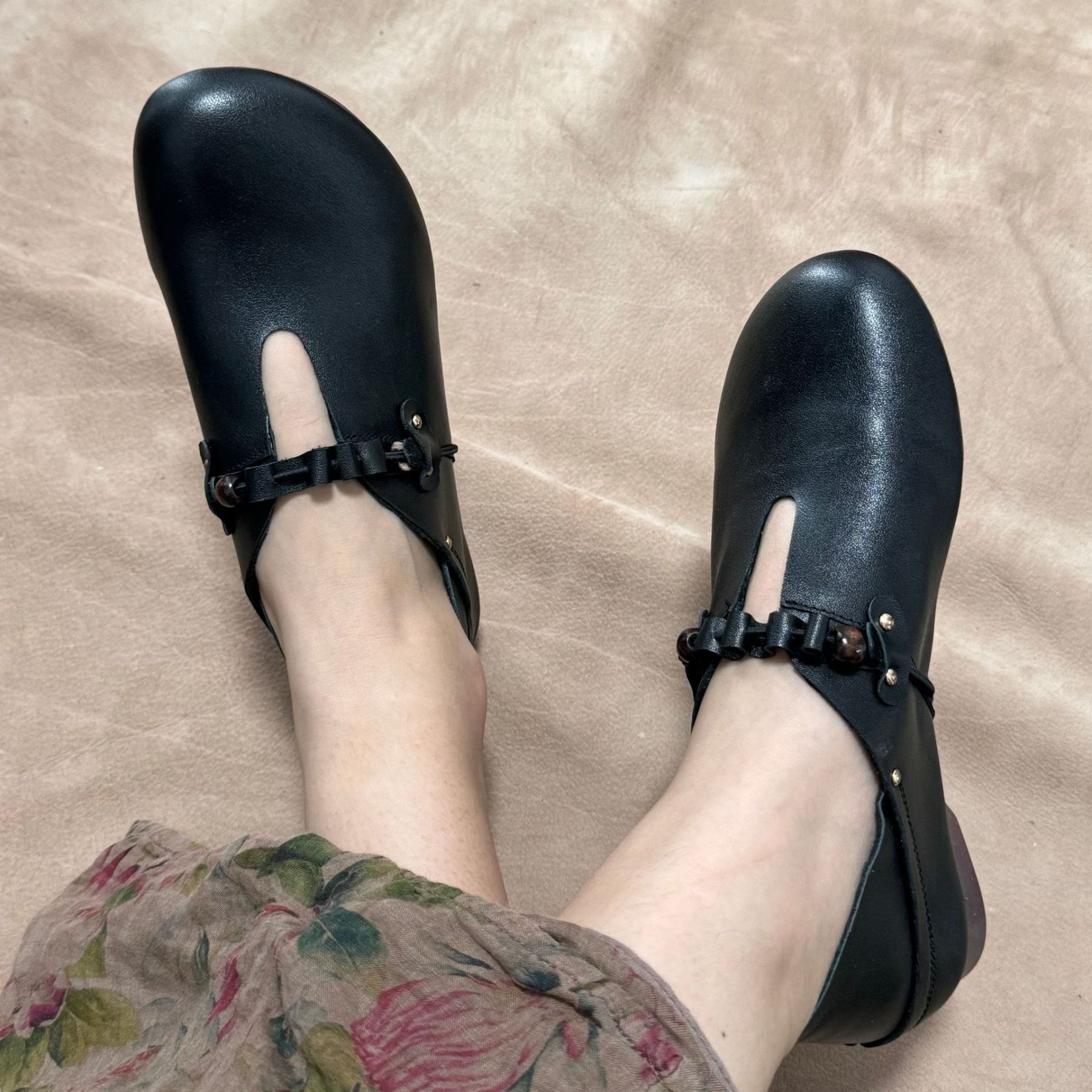 Women's Handmade Soft-soled Comfortable Retro Leather Flats