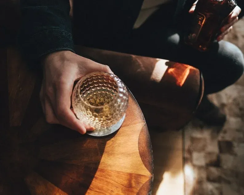 Golf Ball Whiskey Glass