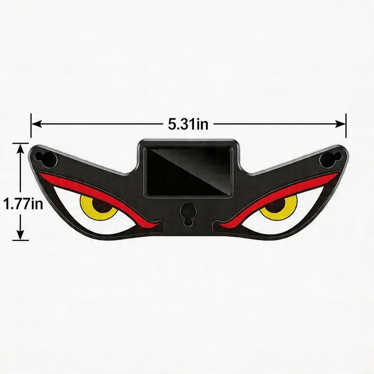 Car Rear Window Dynamic LED Display – Vampire Devil Eye Emoji Panel, Auto Decorative Light Car Rear Window Dynamic LED Display – Vampire Devil Eye Emoji Panel, Auto Decorative Light