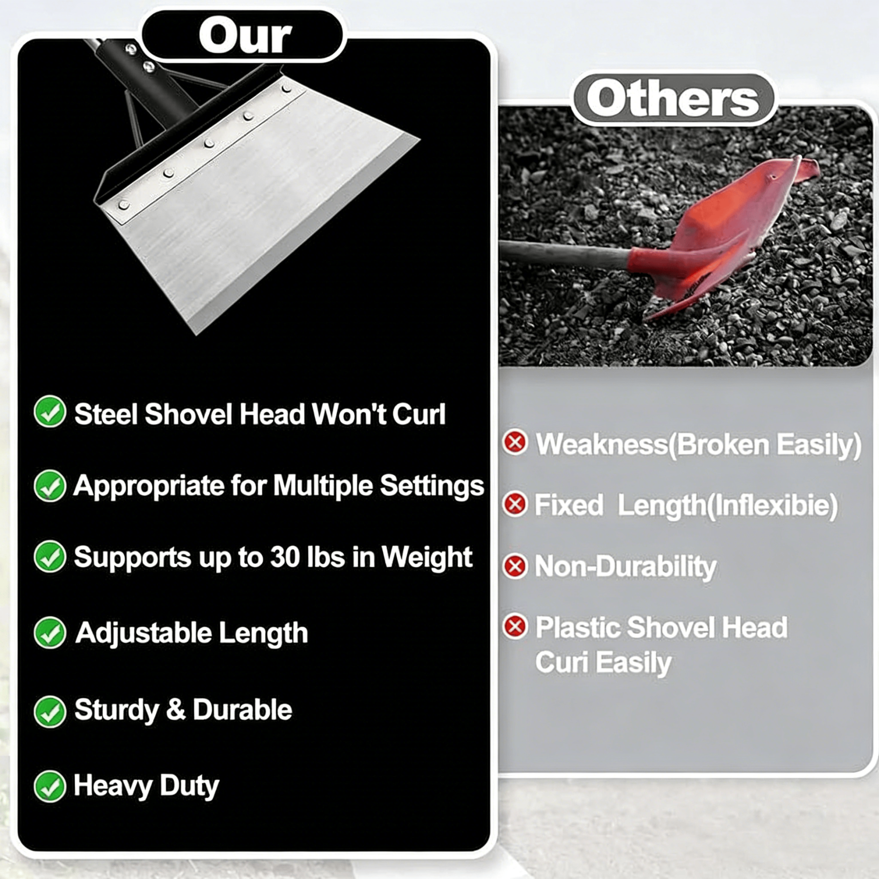 Last Day 49% OFF️Multifunctional Cleaning Shovel– Can Be Used For