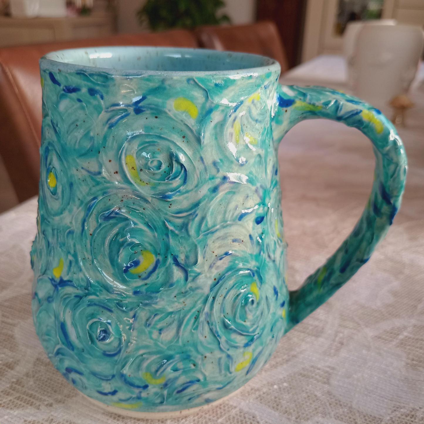 Hand-Sculpted Whale Shark Mug