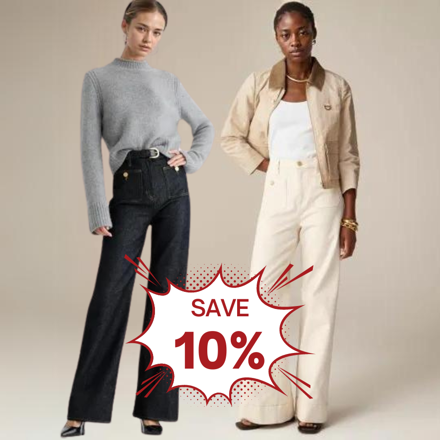 Tummy Control Sailor Wide Leg Trouser 2024 Best Selling Jeans